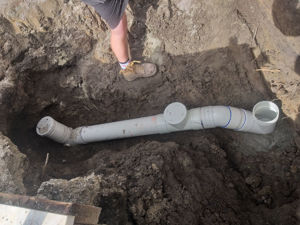 Boundary trap replacement to rising main , Broadmeadow 